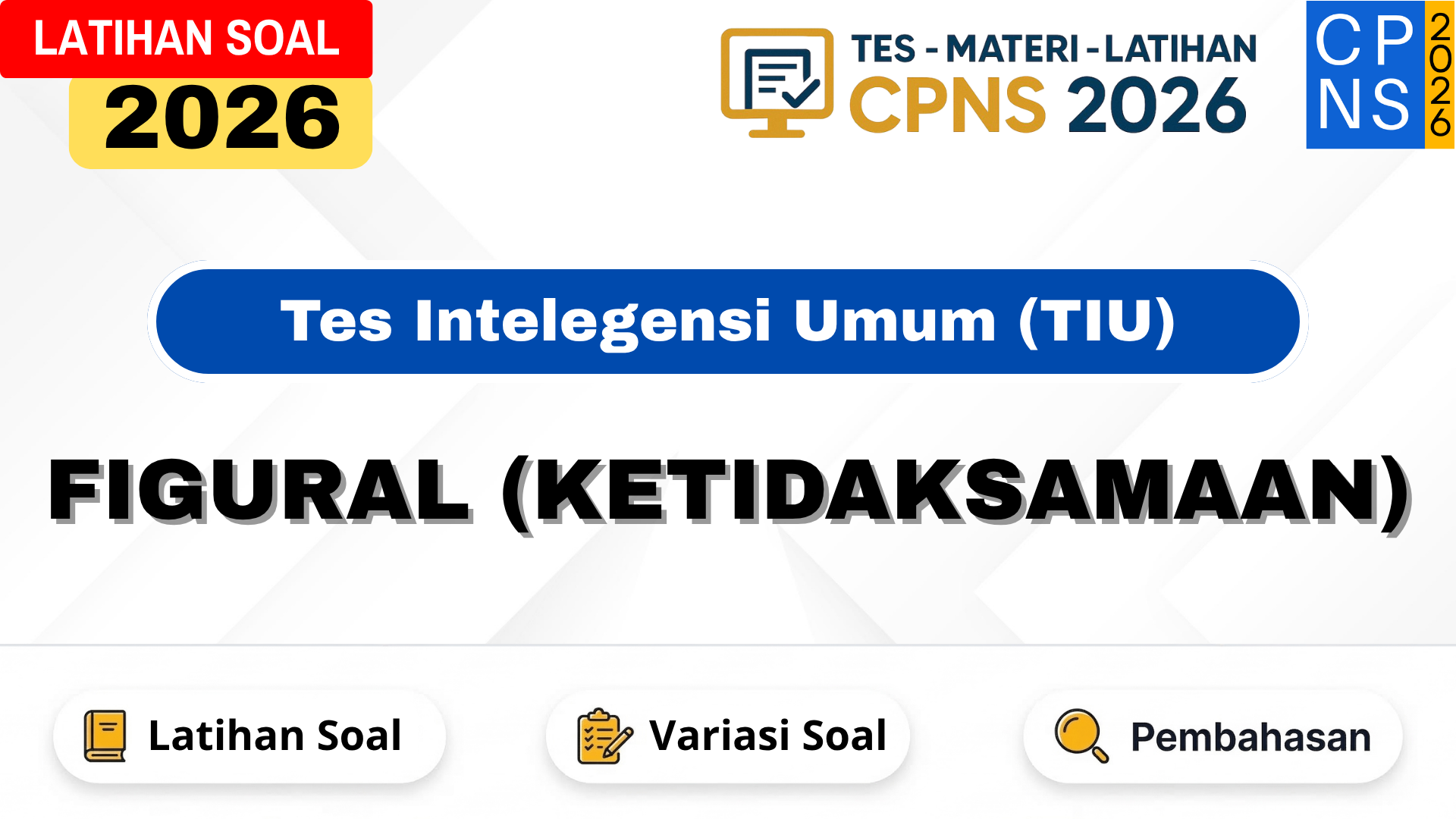 Figural (Ketidaksamaan) Tes CPNS 2026