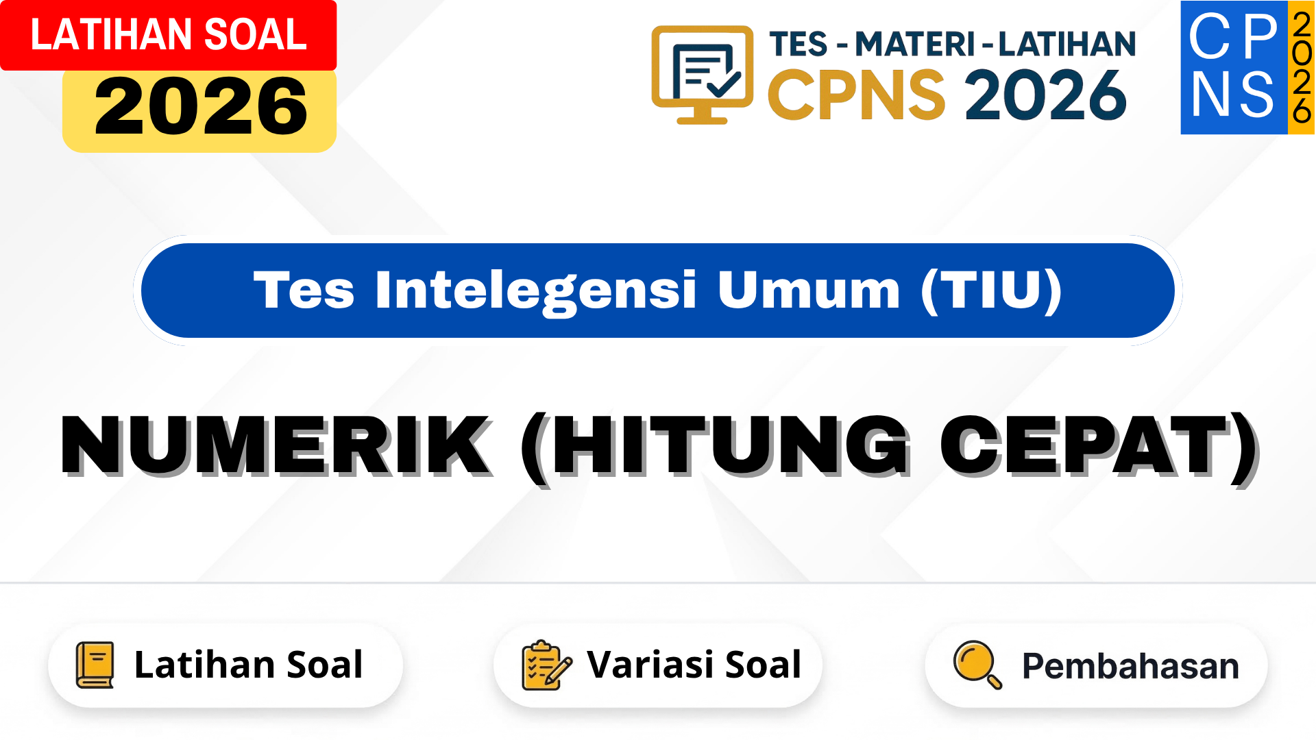 Numerik (Hitung Cepat) Tes CPNS 2026