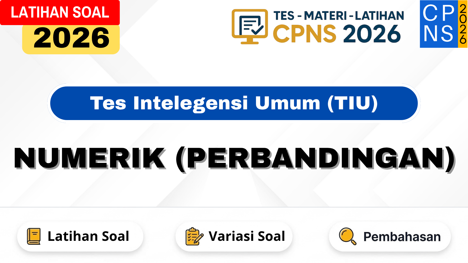 Numerik (Perbandingan) Tes CPNS 2026